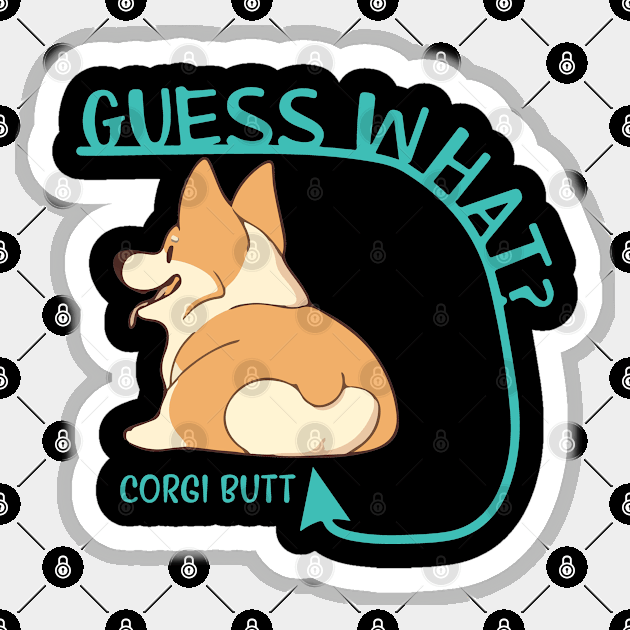 corgi Sticker by UniqueWorld